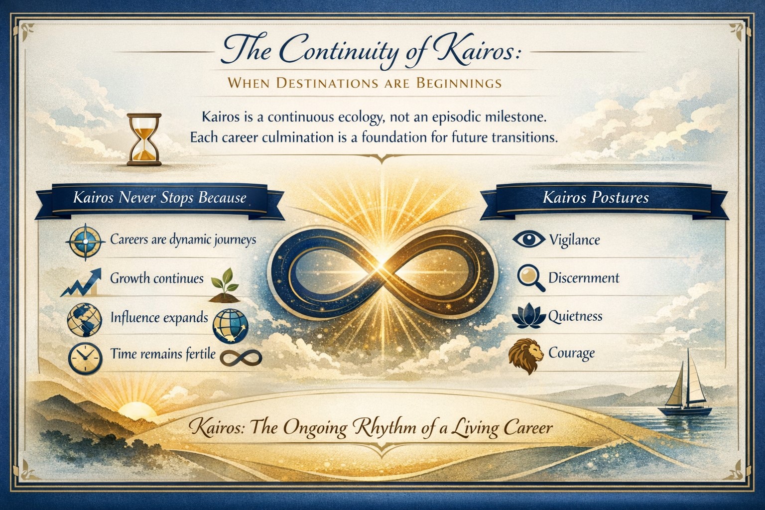 The continuity of kairos: when destinations are beginnings