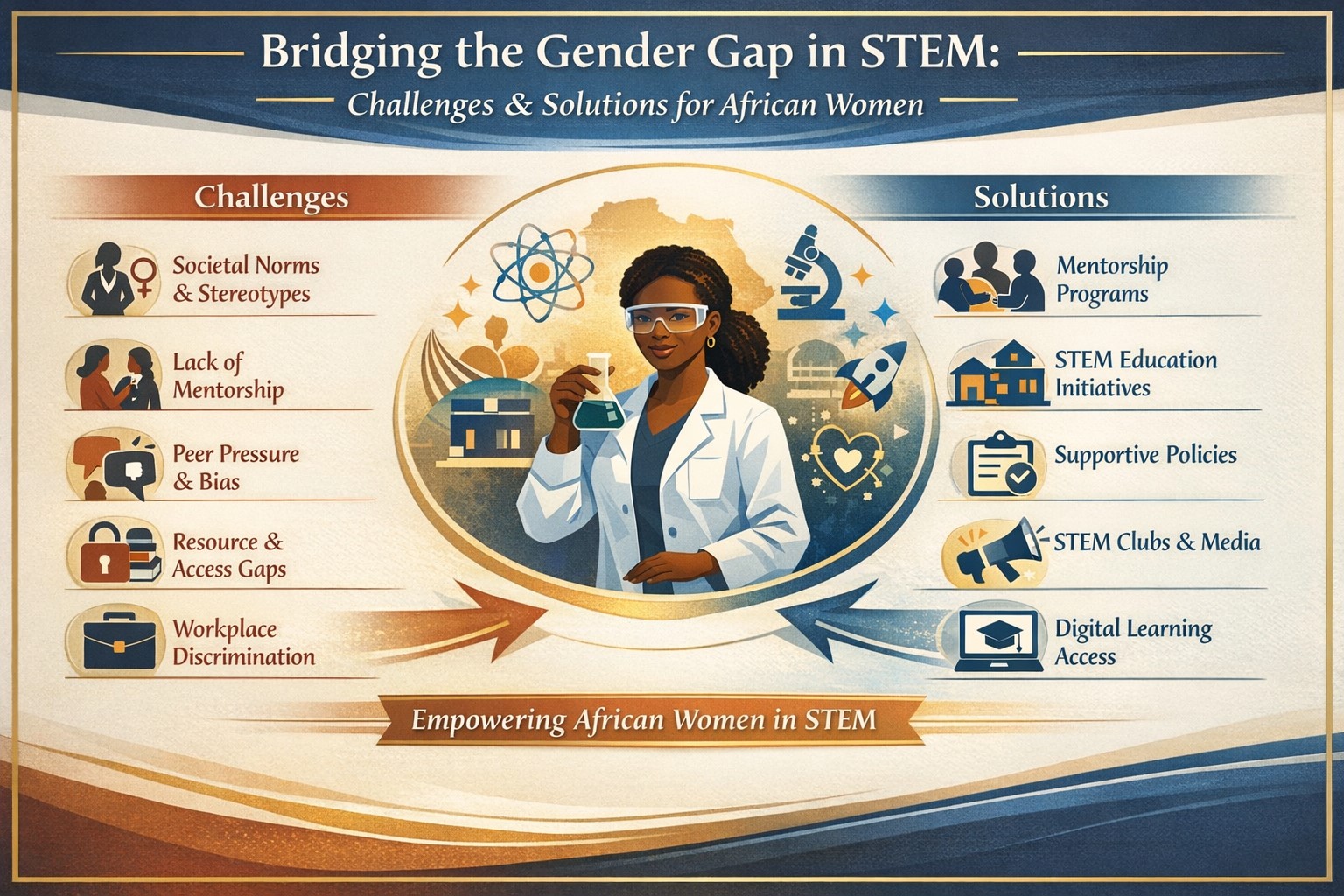 Bridging the gender gap in science, technology, engineering, and mathematics: a perspective on African women's participation and challenges